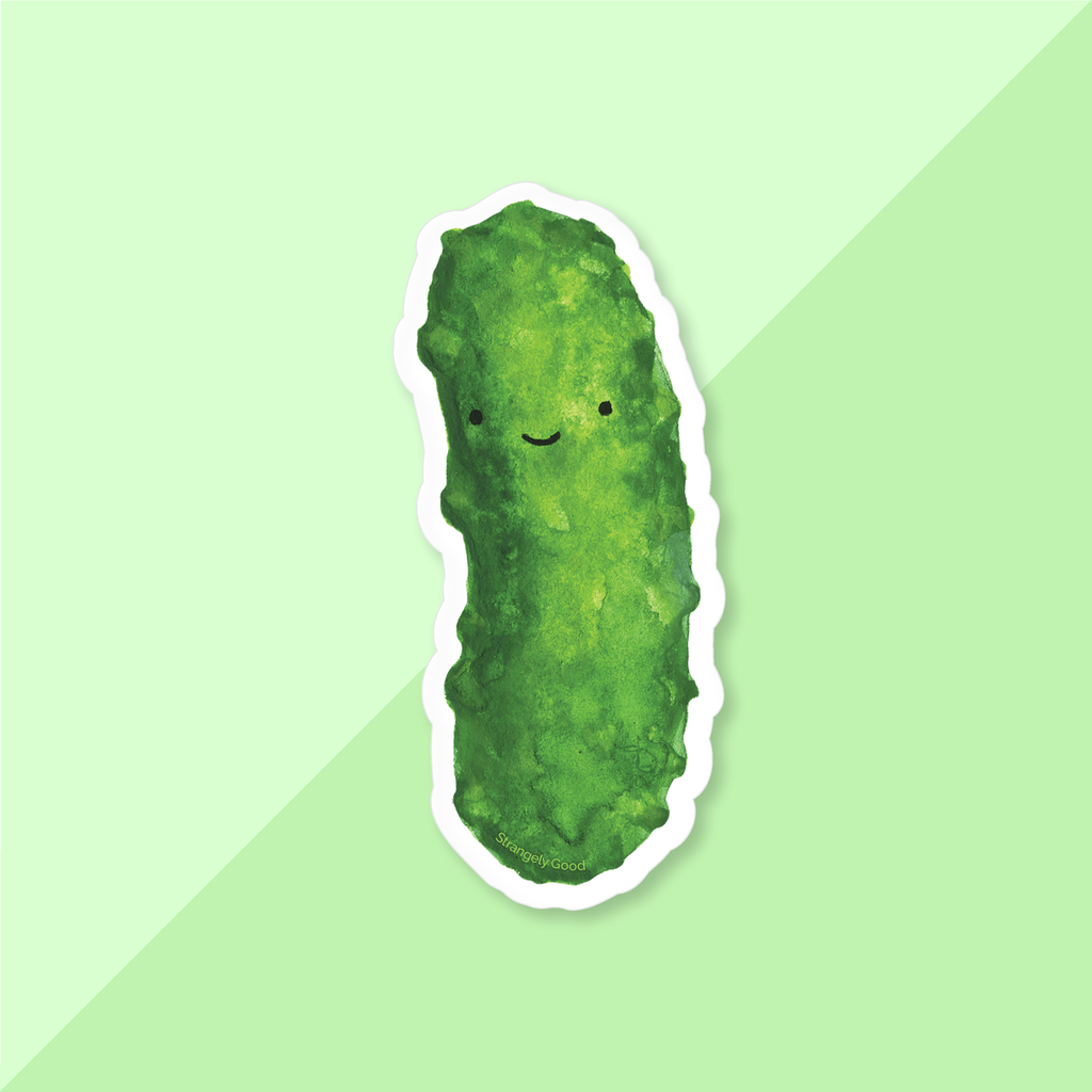 Happy Little Pickle Sticker